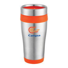 Carmel 16 oz Travel Tumbler - Orange
