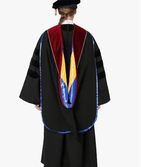 PhD hood back